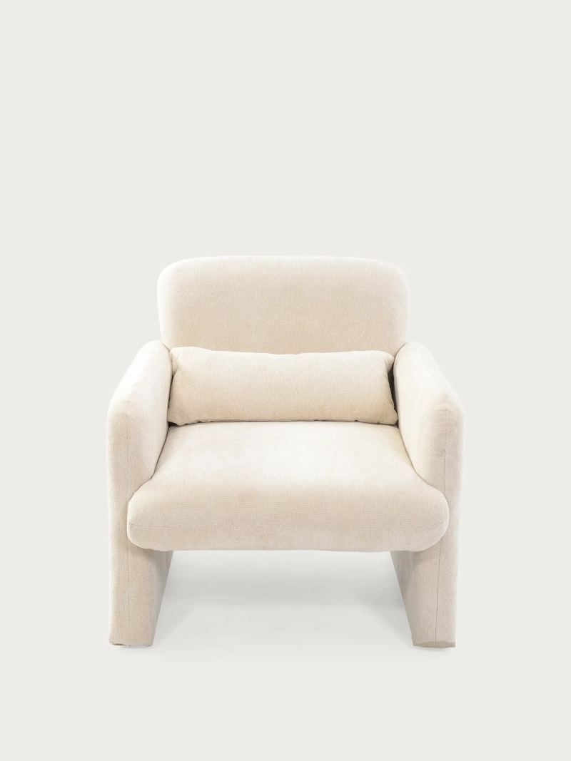 Polstret lænestol i minimalistisk design Bristol FurnMod - 12