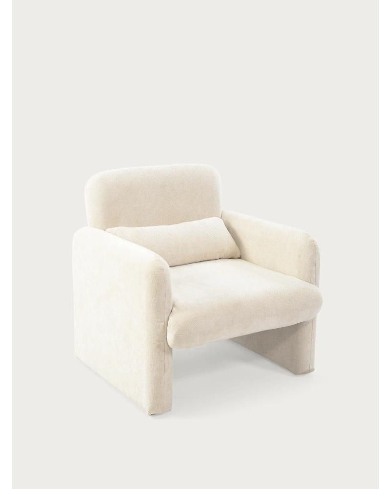 Polstret lænestol i minimalistisk design Bristol FurnMod - 13