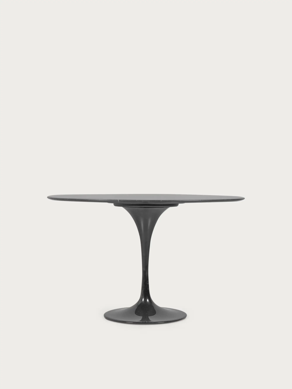Mesa de comedor redonda de alta gama en mármol de Marquina (120cm) - Stratus FurnMod - 1