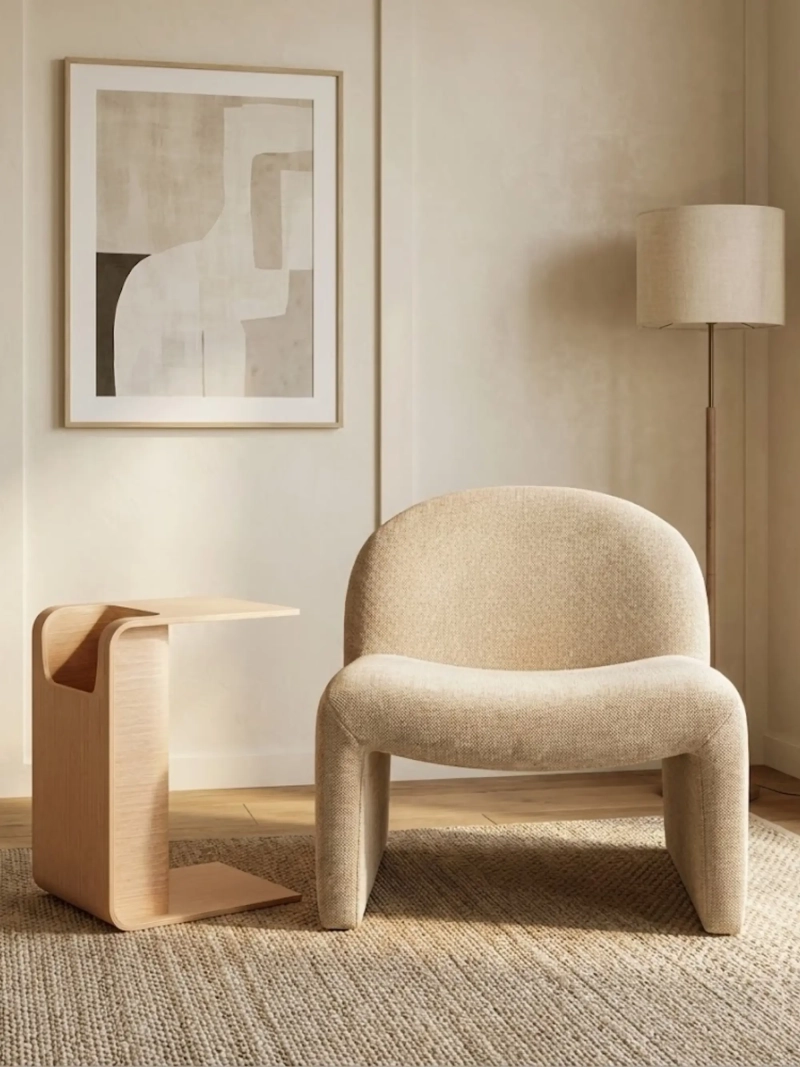 Upholstered design armchair - Basel FurnMod - 1