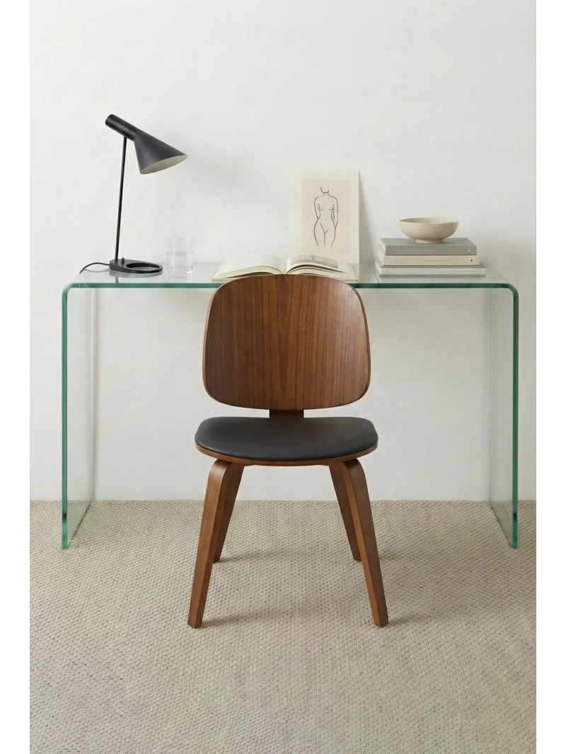 Silla nórdica en madera de nogal - Hut S FurnMod - 1
