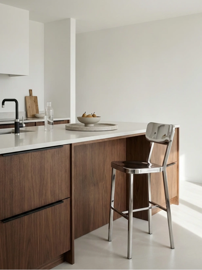 hocker edelstahl hoch - Delawere FurnMod - 4