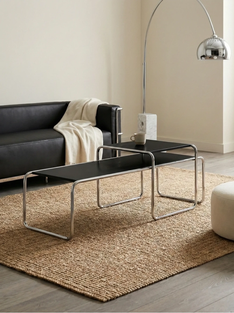 Modern design salon- en bijzettafelset - Torino FurnMod - 1
