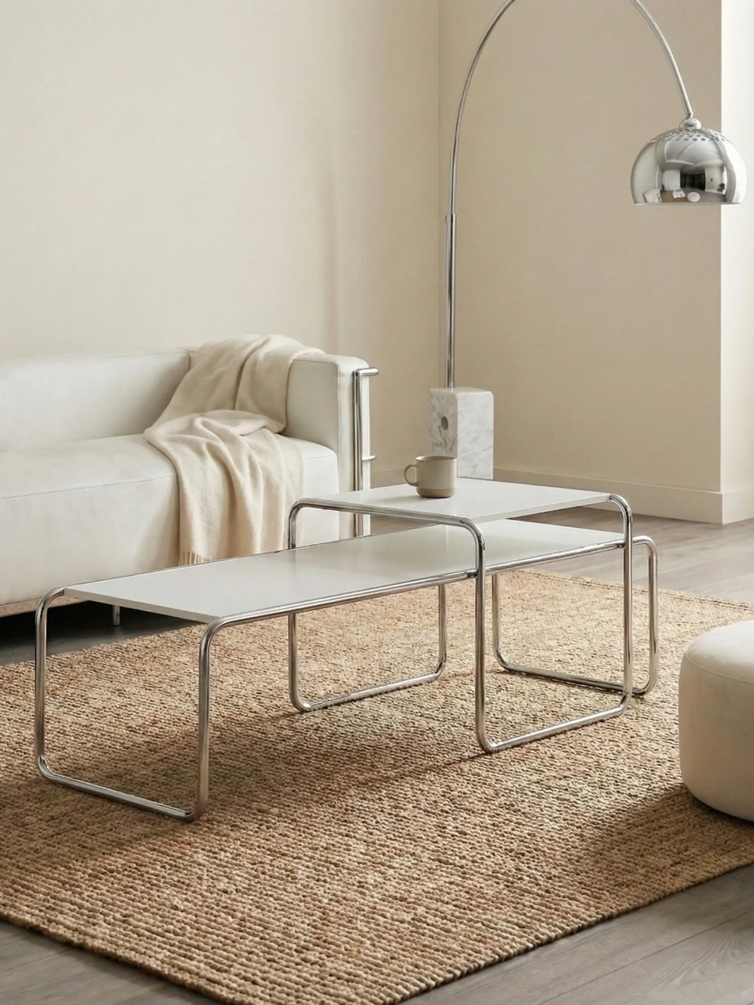 Modern design coffee and side table set - Torino FurnMod - 15