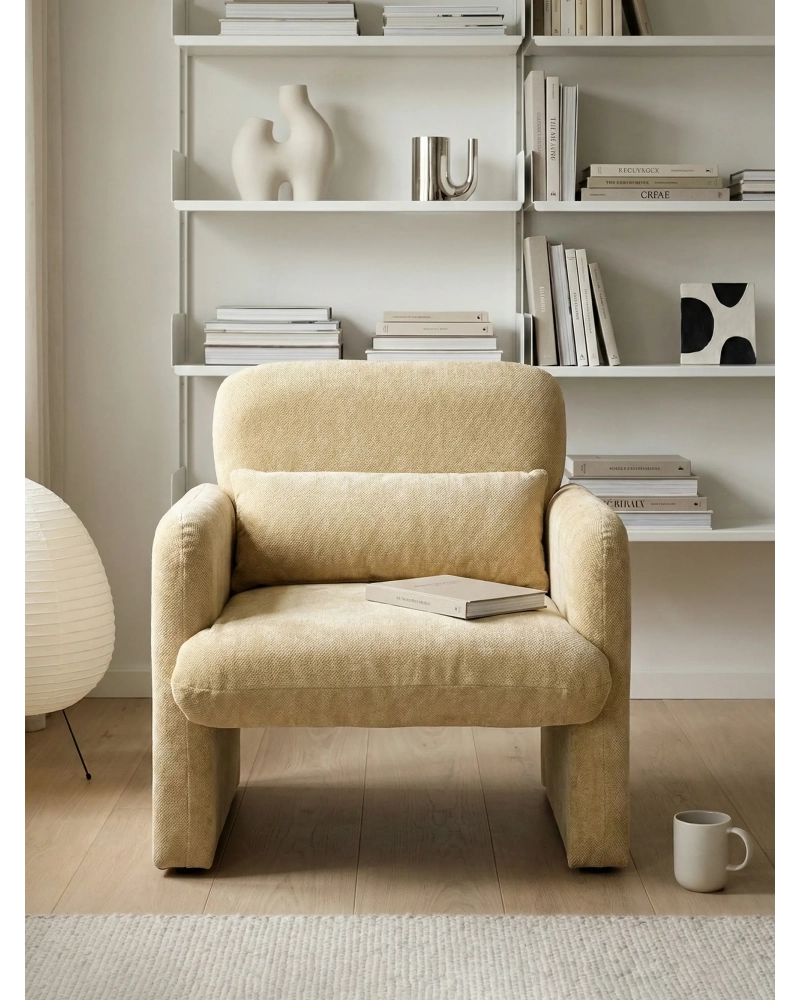 Minimalistische gestoffeerde fauteuil - Bristol FurnMod - 1