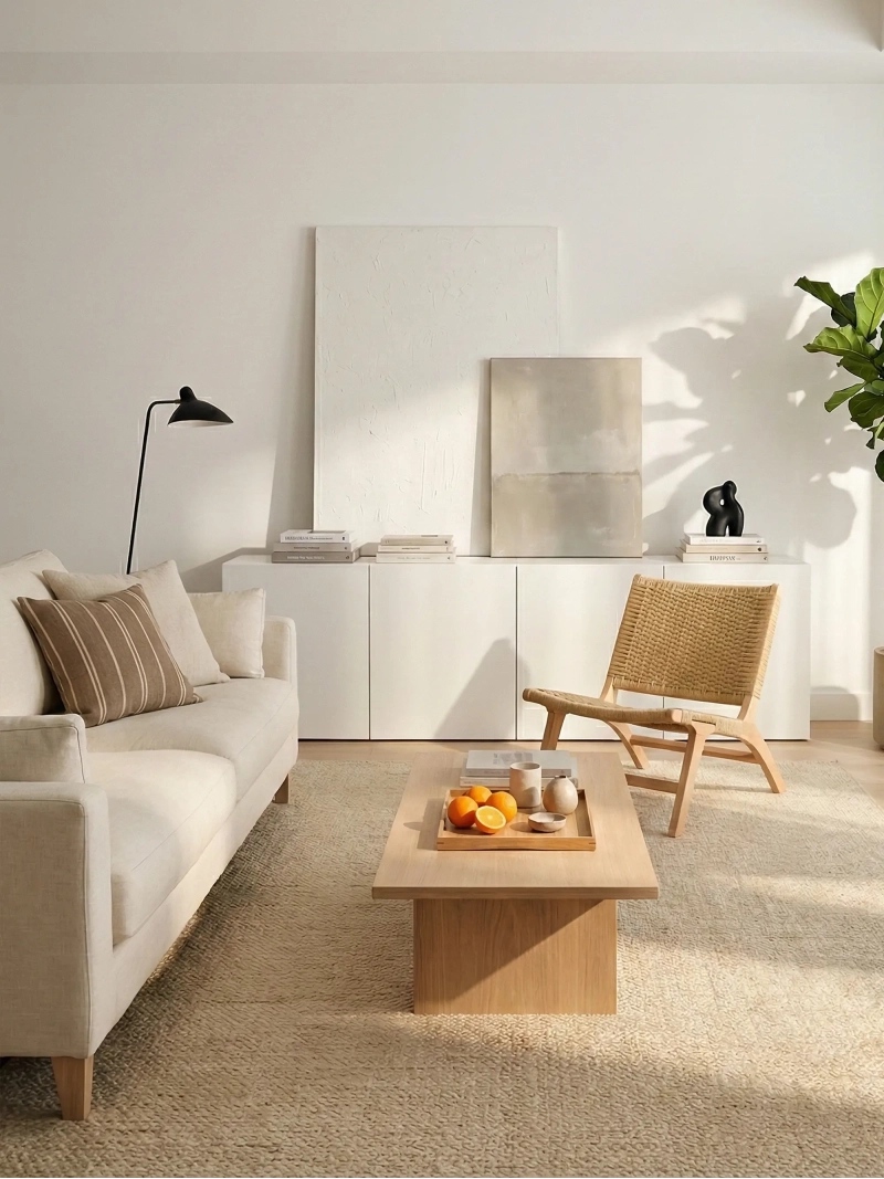 Sillón nórdico en madera de haya y cuerda ecológica - Liam FurnMod - 5