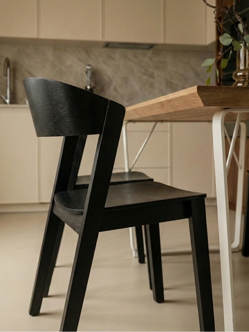 Nordic stol iz naravnega hrastovega lesa - Soho FurnMod - 13