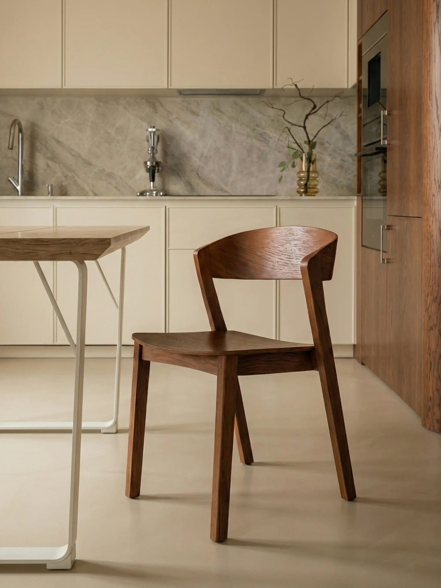 Silla nórdica en madera de roble natural - Soho FurnMod - 25