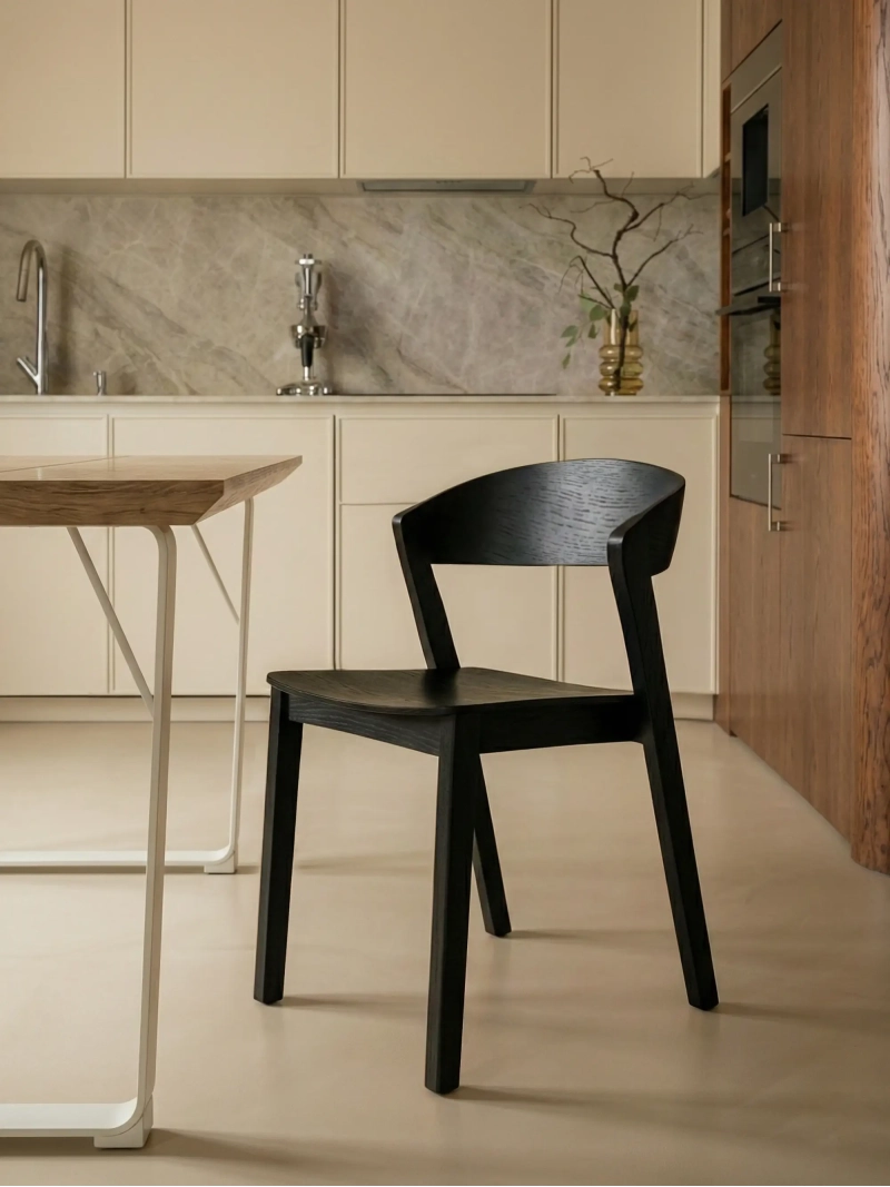 Silla nórdica en madera de roble natural - Soho FurnMod - 13