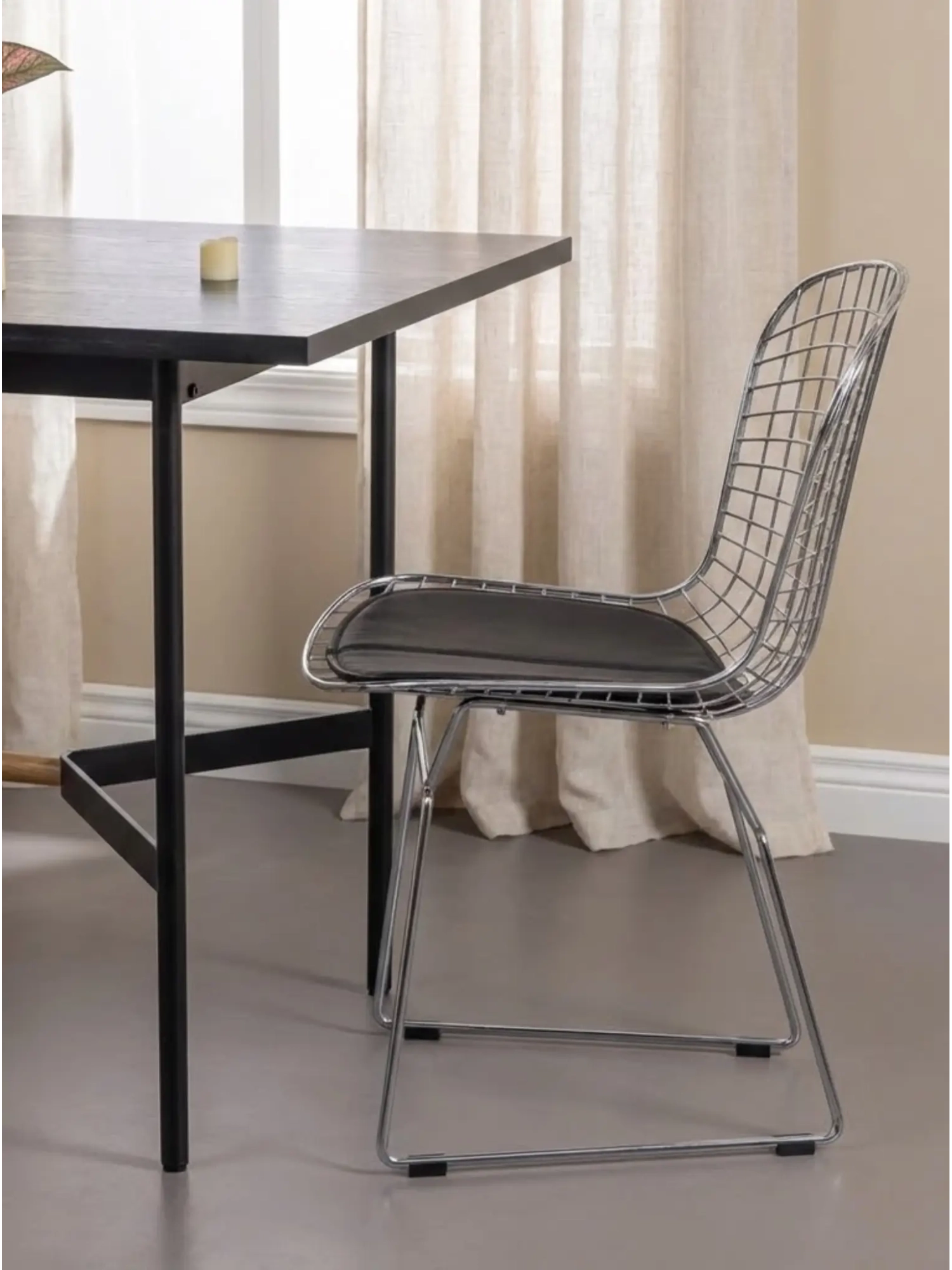 Ergonomiczne krzesło do jadalni ze stali nierdzewnej - Berta FurnMod - 1