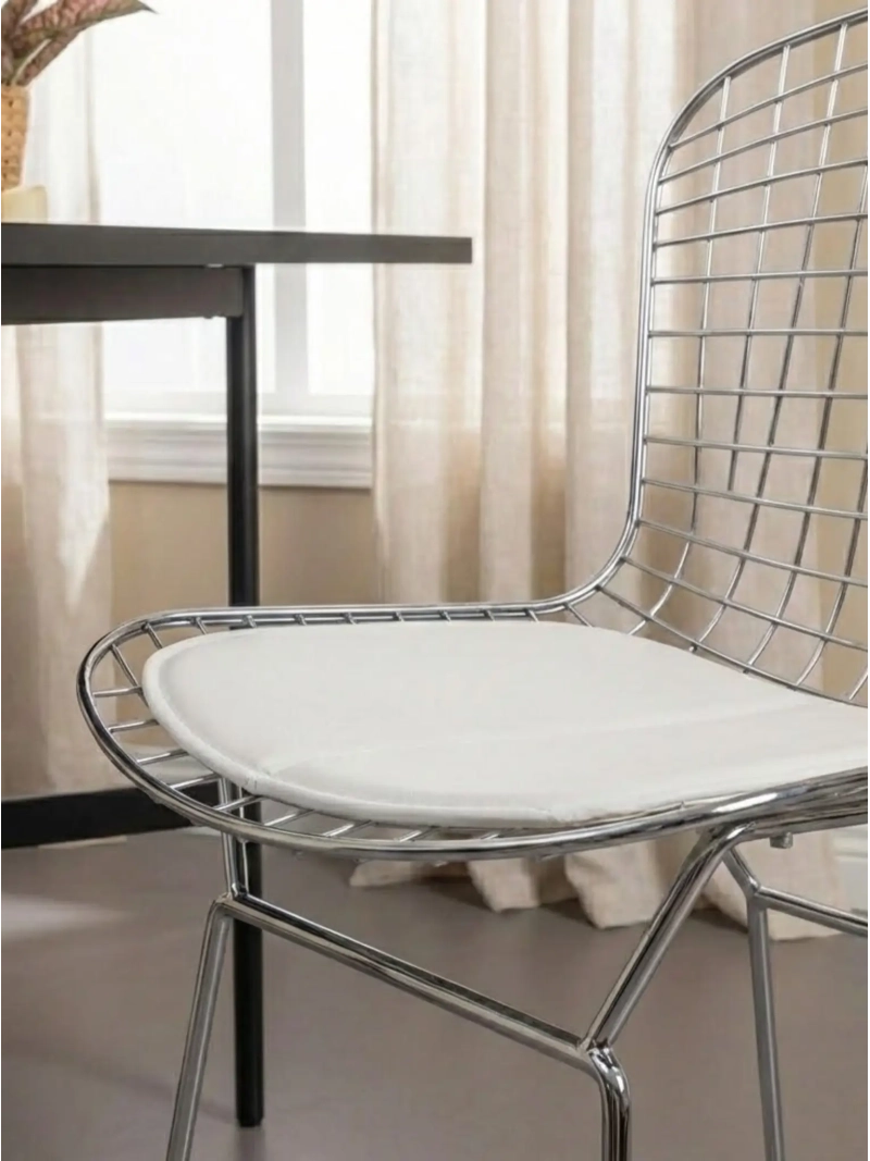 Ergonomic Stainless Steel Dining Chair - Berta FurnMod - 13