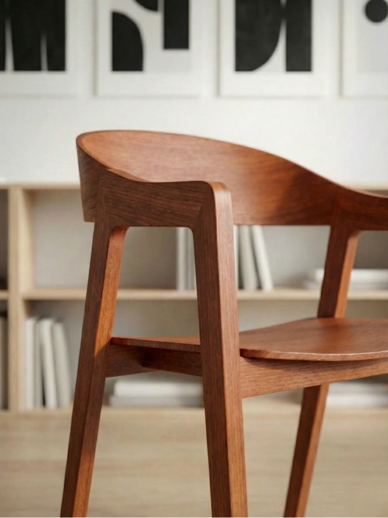 Skandinavisk spisebordsstol i egetræ - Soho FurnMod - 27