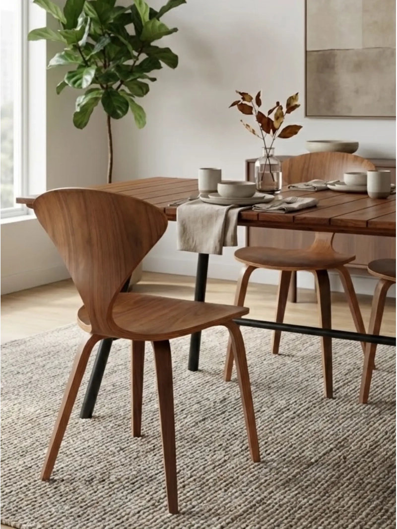 Mesa industrial de madera maciza de teca de alta gama (180x90cm) - Fare FurnMod - 1