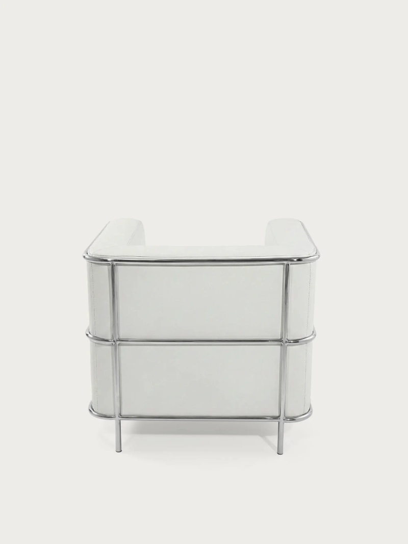 Cubic design armchair in Italian leather - Torino FurnMod - 14