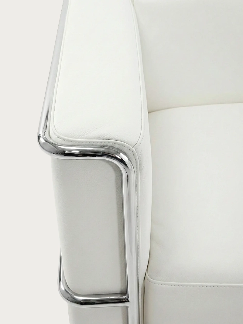 Cubic design armchair in Italian leather - Torino FurnMod - 22
