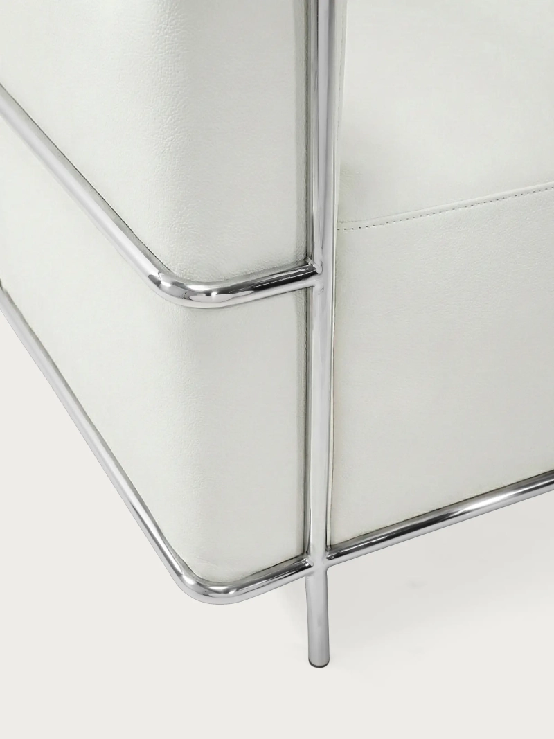 Cubic design armchair in Italian leather - Torino FurnMod - 16