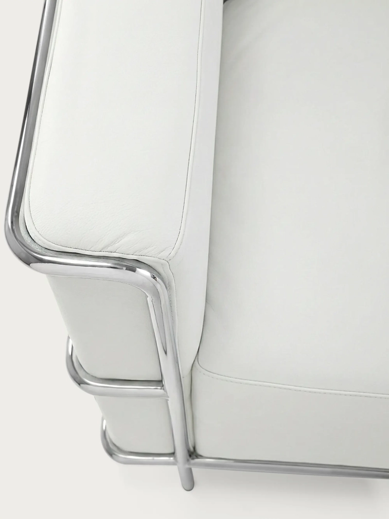 Cubic design armchair in Italian leather - Torino FurnMod - 23