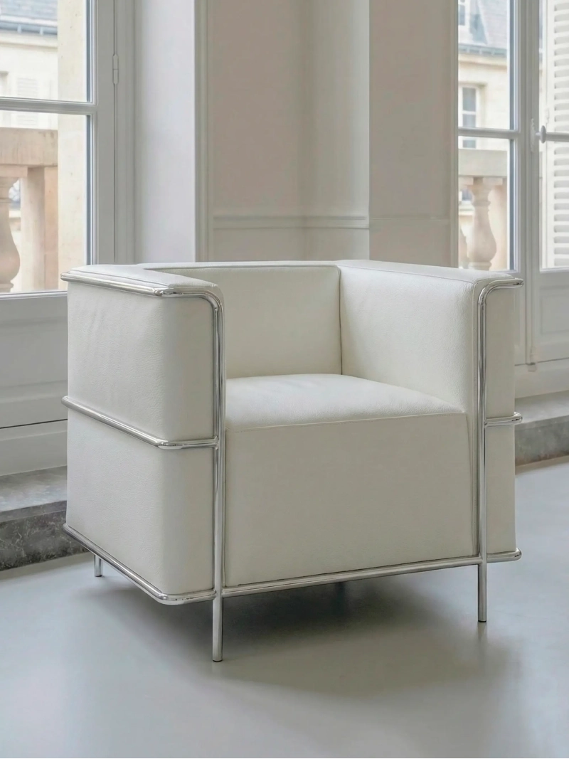 Cubic design nojatuoli italialaista nahkaa - Torino FurnMod - 14