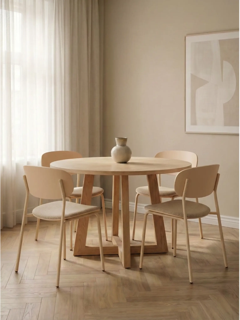 Ergonomische en stapelbare eetkamerstoel - Carlotta FurnMod - 1