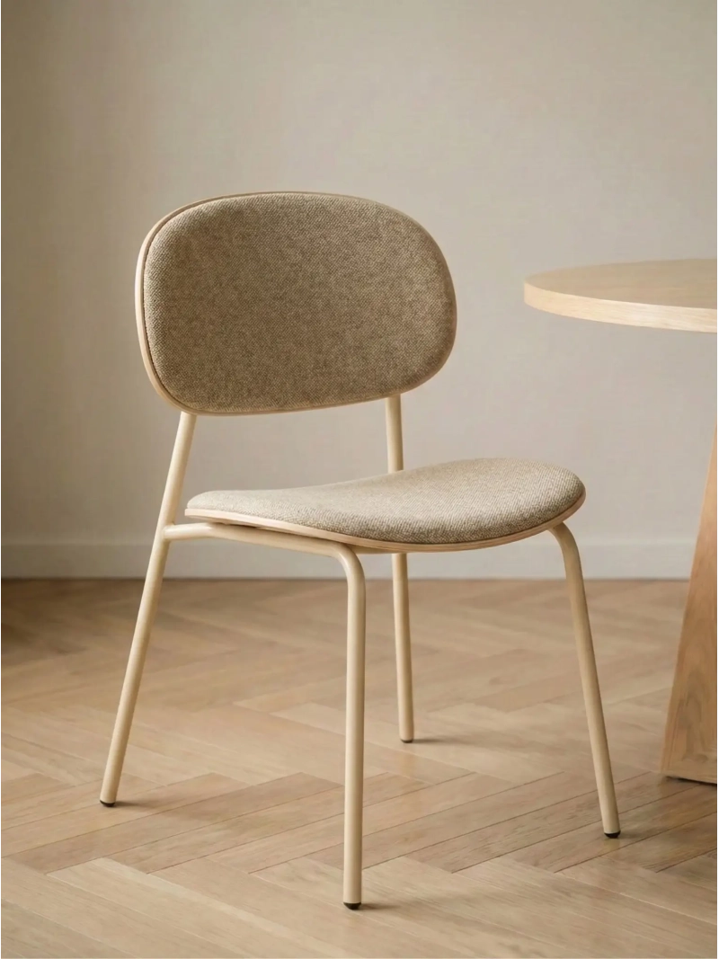 Silla de comedor ergonómica y apilable - Carlotta FurnMod - 1