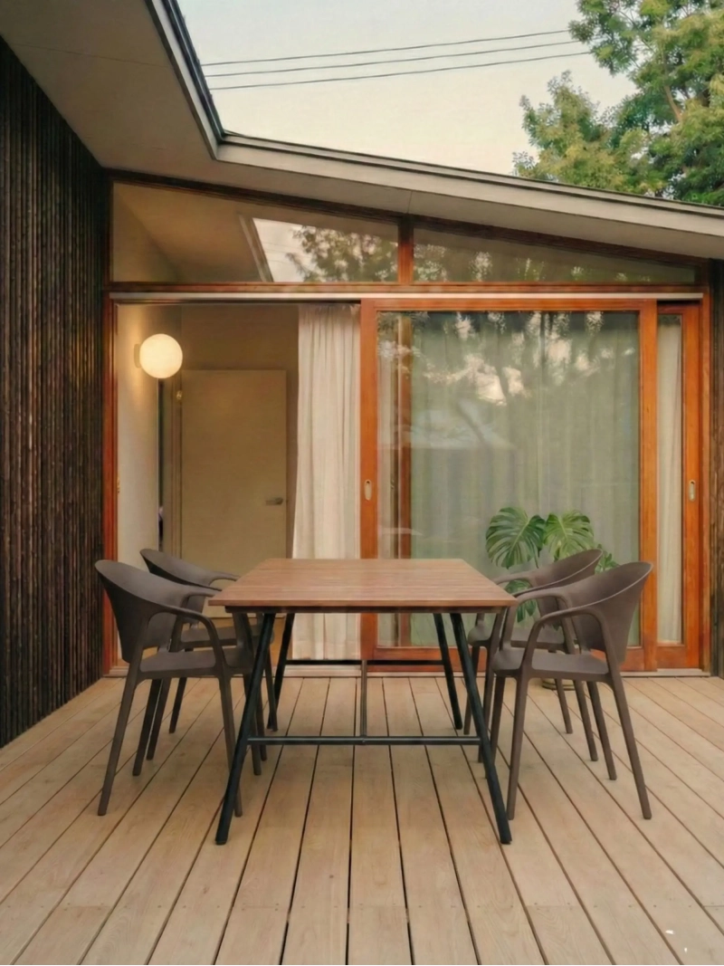 Cadeira de design com braços adequada para utilização no exterior - Alpstone FurnMod - 16