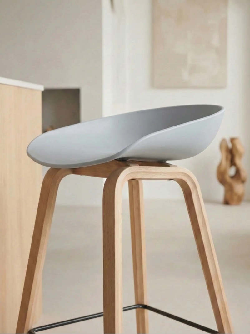 stool comforter with beech wood legs (63cm) - Daxer FurnMod - 15