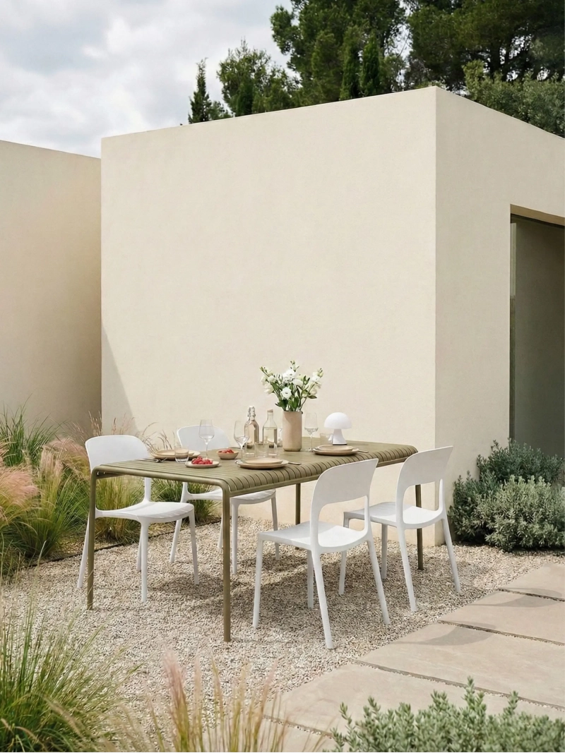Sedia in plastica per esterni - Pavilon FurnMod - 5