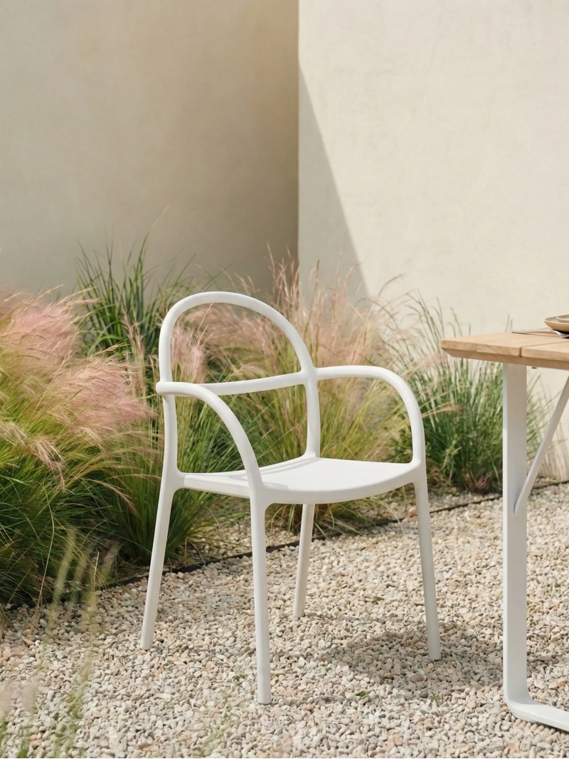 Silla de diseño apilable para interior y exterior - Masters FurnMod - 23