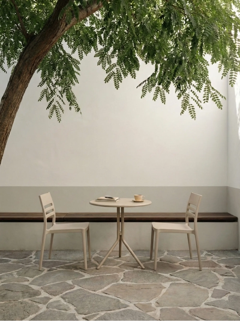 Silla de comedor apilable - Creta FurnMod - 4