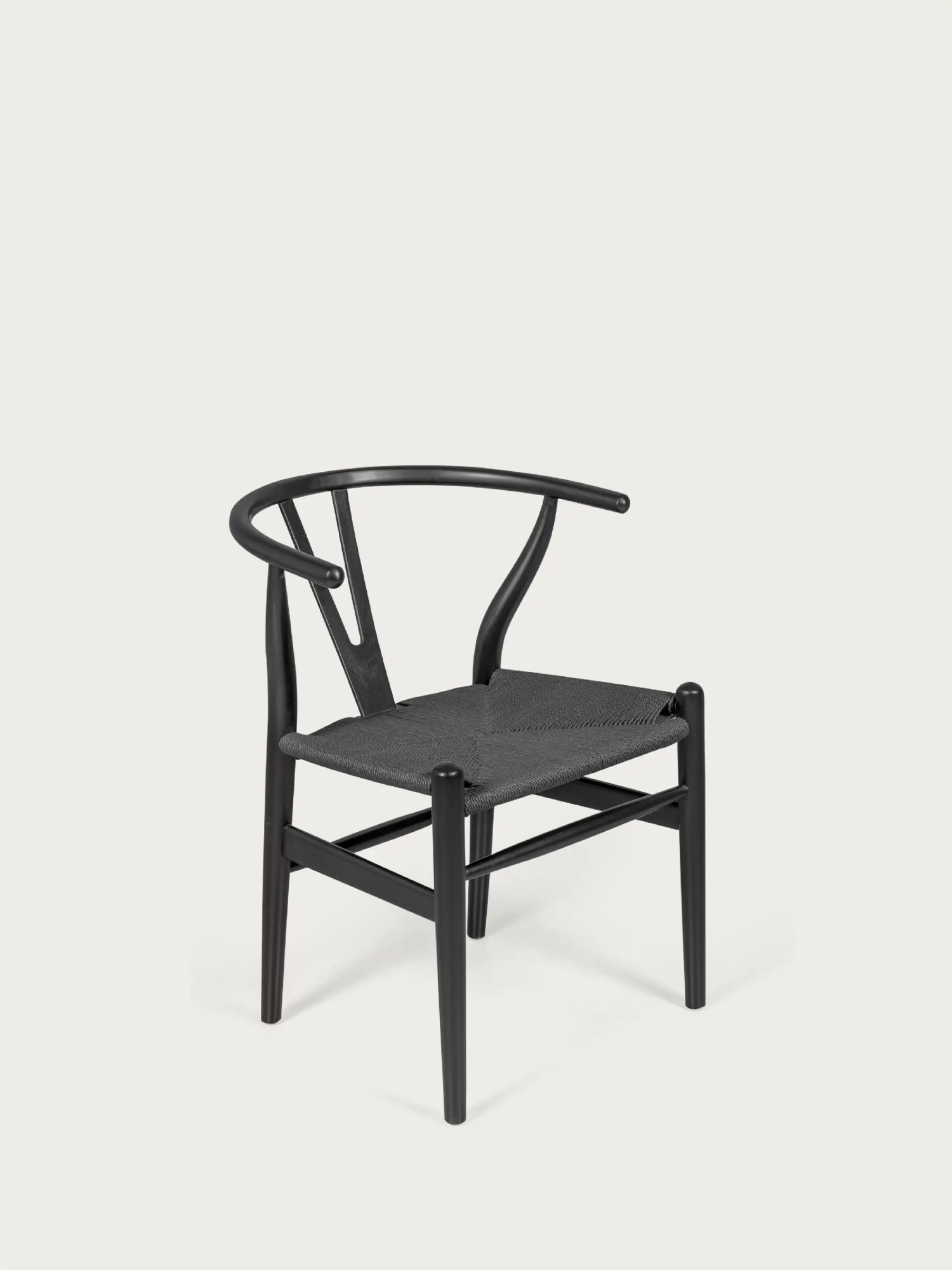 Skandináv szék természetes bükkfából és ökológiai kötélzetből - Wish FurnMod - 10
