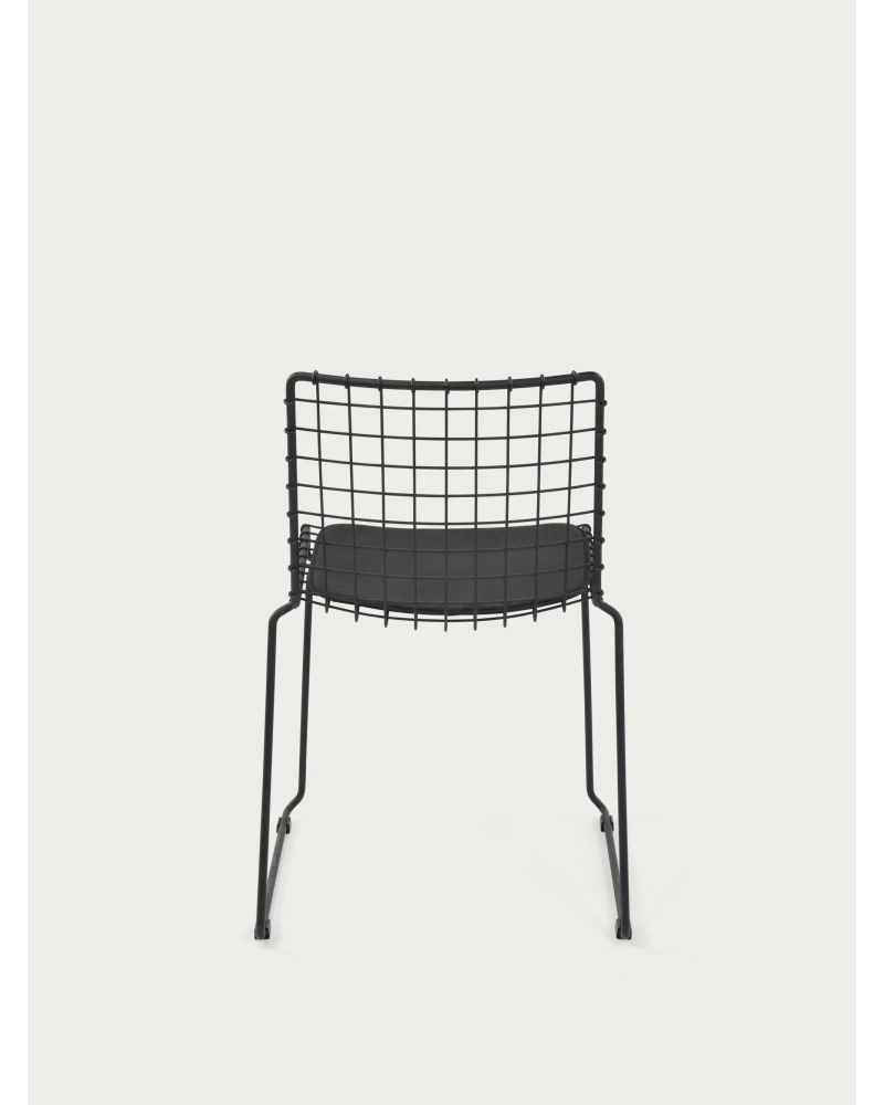 Silla de comedor industrial de acero para exterior e interior - Phuket FurnMod - 8