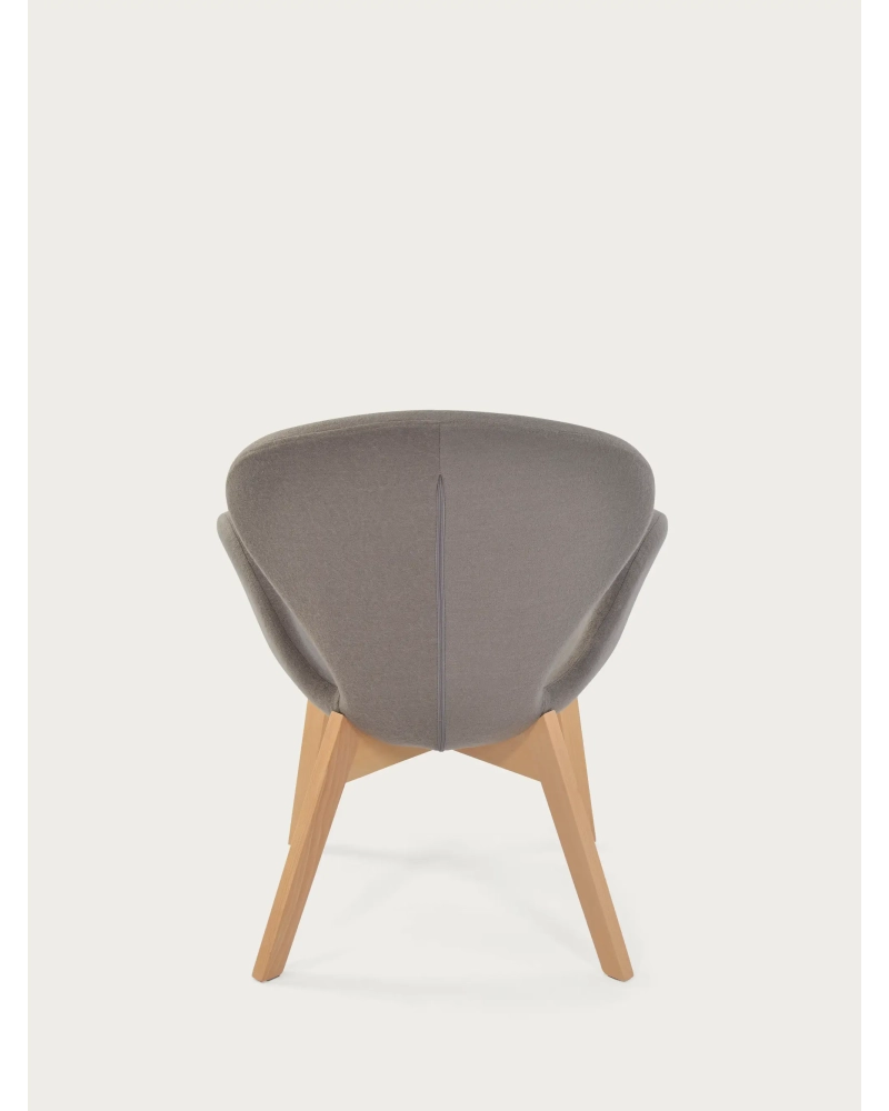 Nordic fotoliu de design cu bază din lemn de frasin - Swart FurnMod - 27