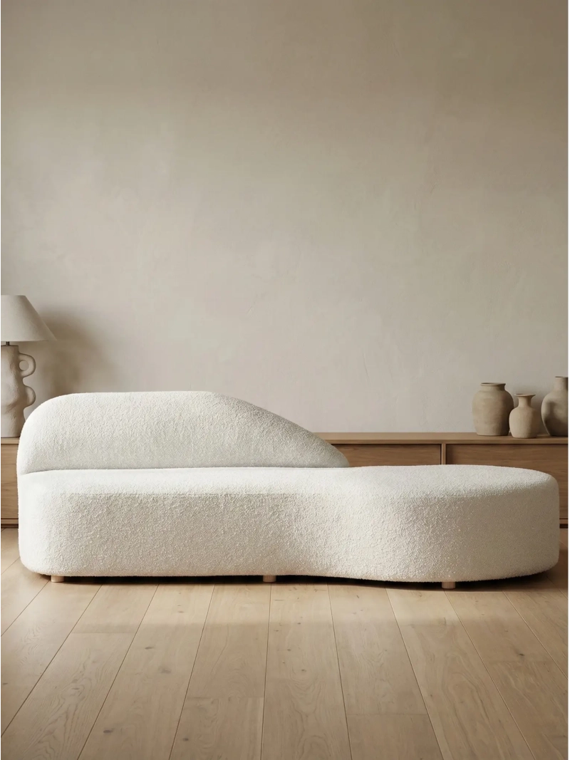 Designer-Sofa aus Bouclé-Stoff - Mozart FurnMod - 1