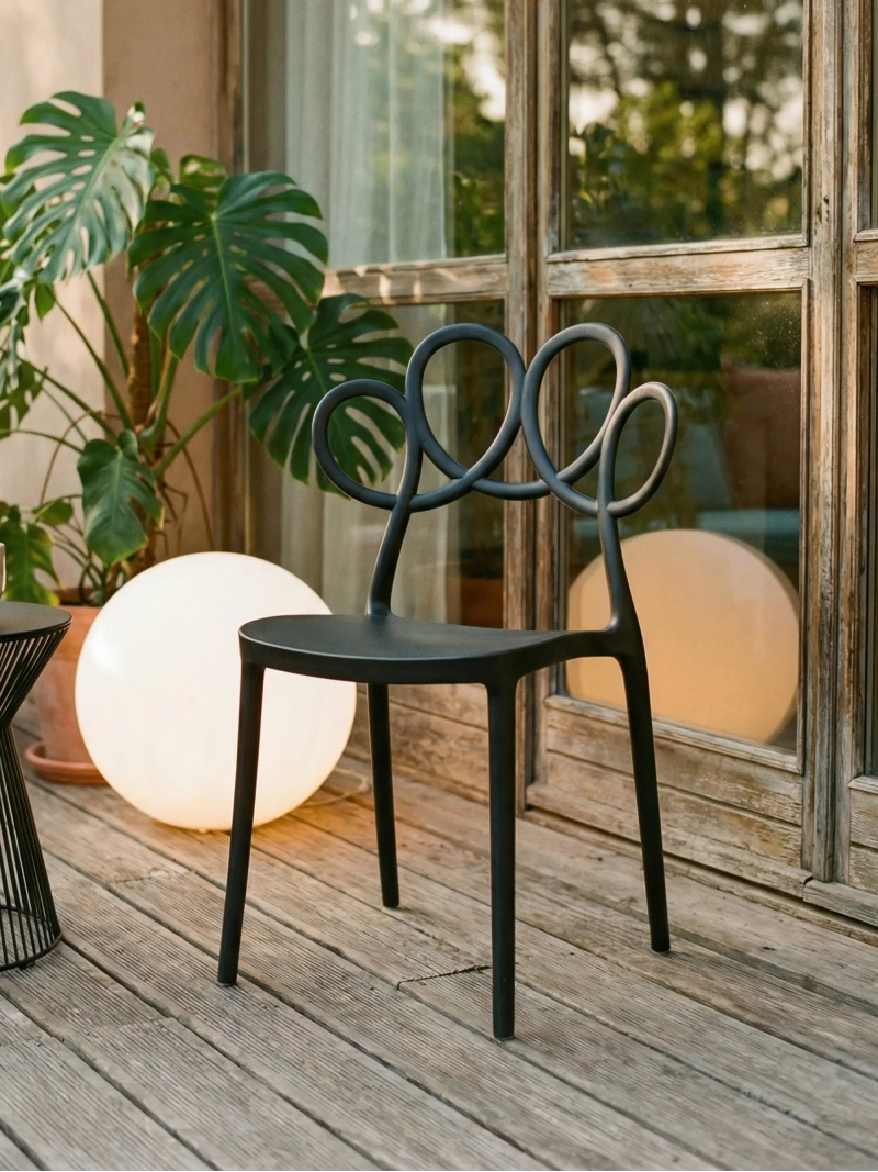 Silla de jardín de diseño apilable - Muebles de diseño « FurnMod »