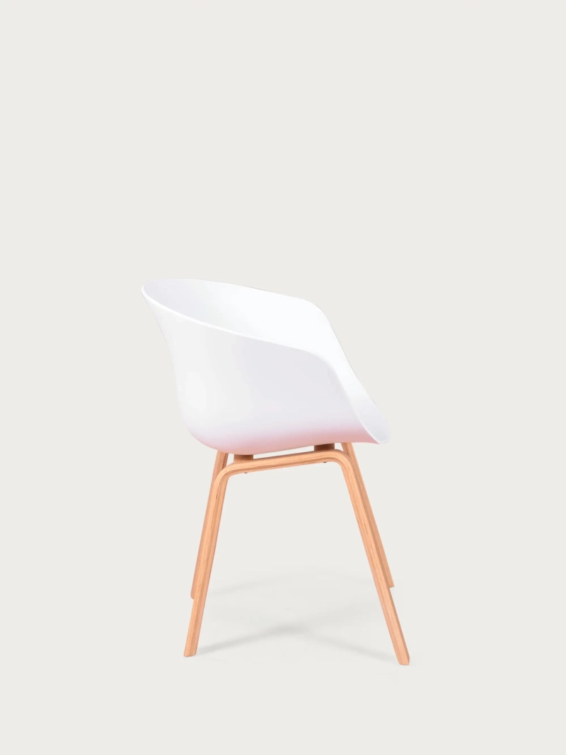 Daxer Nordic Silla de comedor | Confort y madera maciza de haya