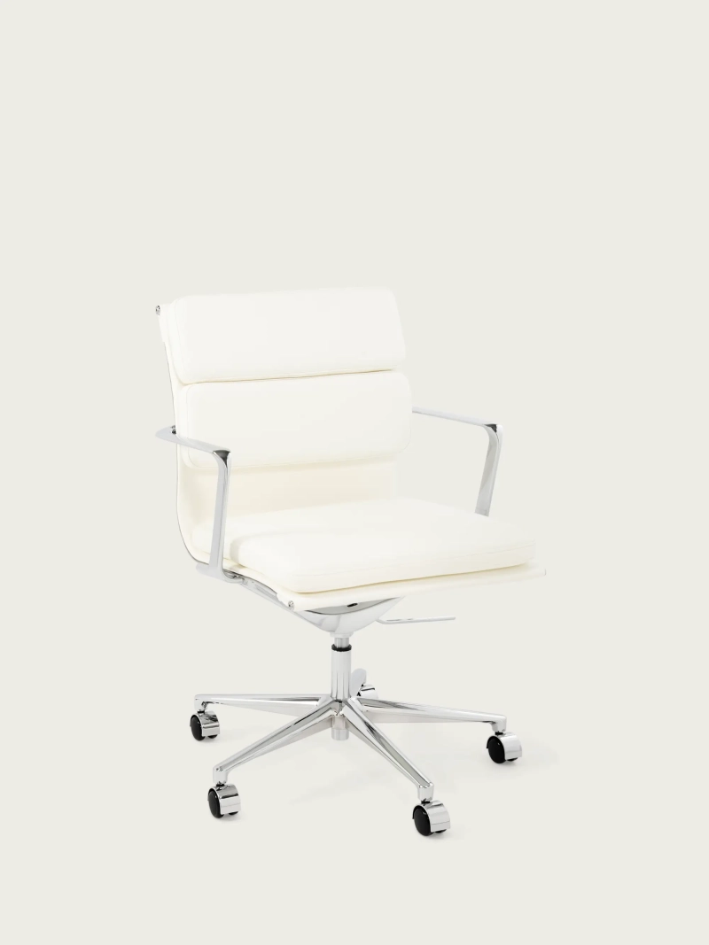 Task premium skrivebordsstol - italiensk læder og ergonomisk design