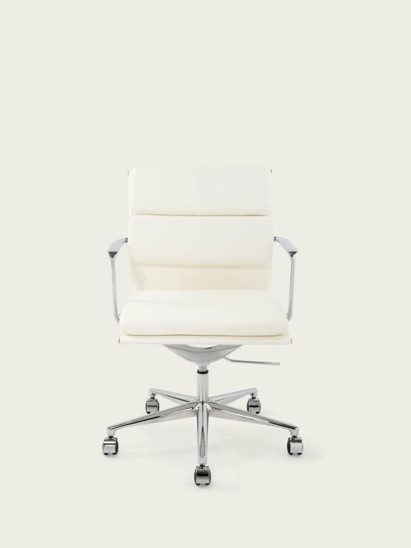 Krzesło do biurka Task Premium - włoska skóra i ergonomiczna konstrukcja