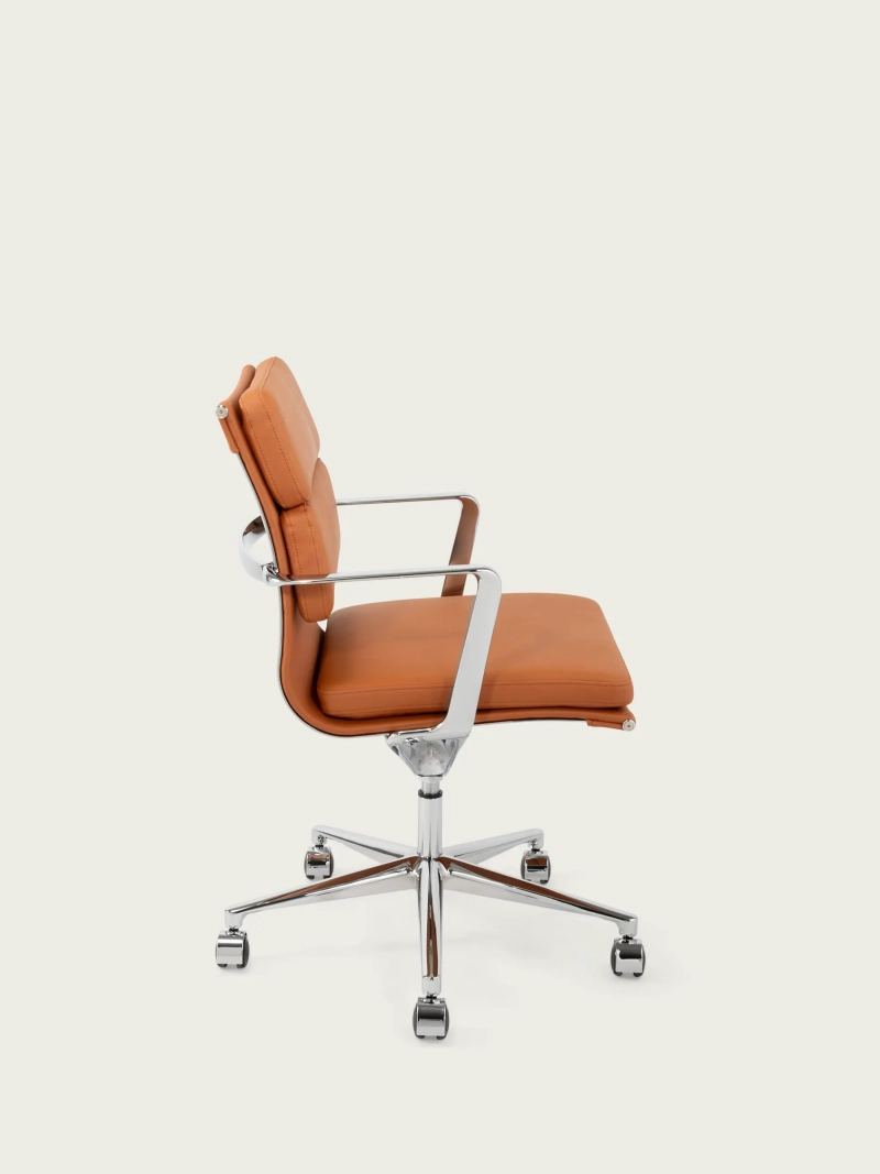 Task premium skrivebordsstol - italiensk læder og ergonomisk design