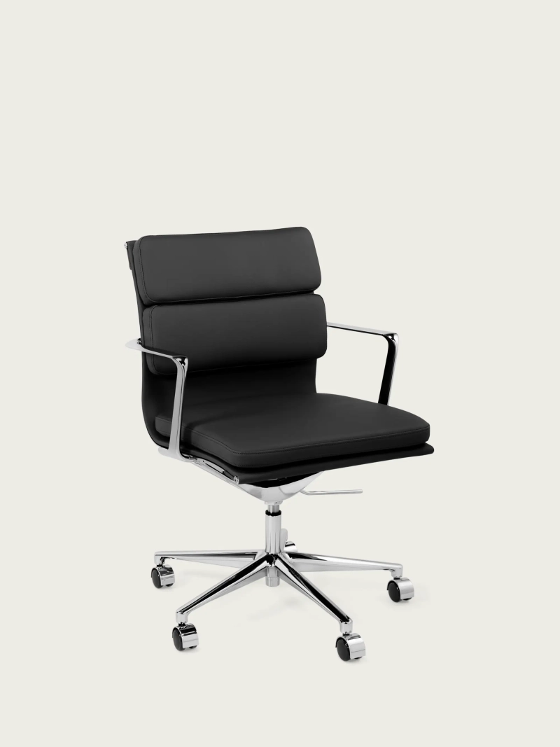 Task Premium Schreibtischstuhl - Italienisches Leder und ergonomisches Design