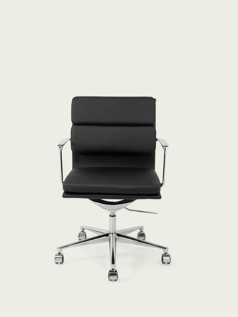 Task Premium Schreibtischstuhl - Italienisches Leder und ergonomisches Design