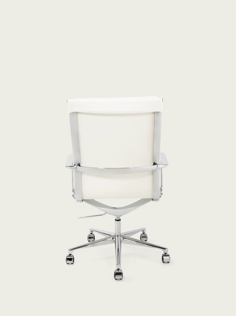 Silla de escritorio Task respaldo alto | Piel italiana y diseño ergonómico