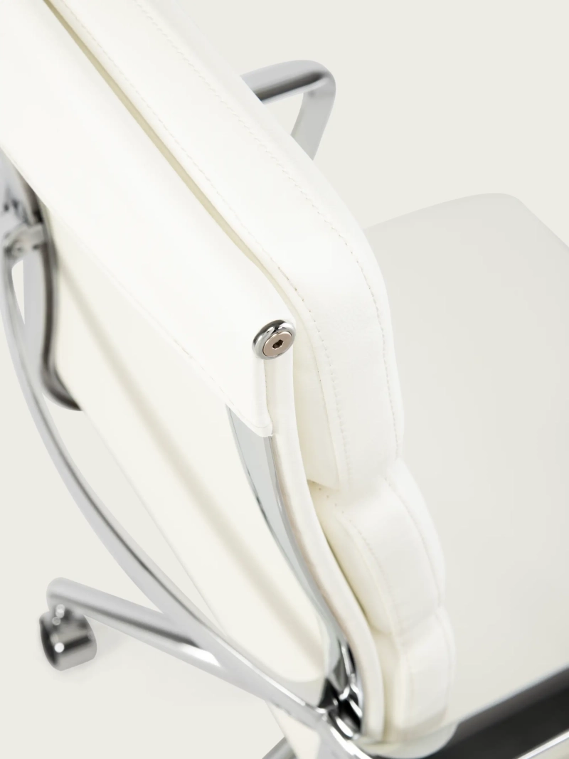 Silla de escritorio Task respaldo alto | Piel italiana y diseño ergonómico