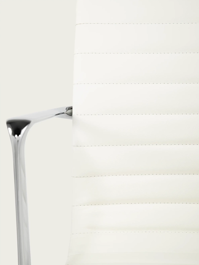 Scaun de birou executiv din piele Premium cu spătar redus - Task FurnMod - 26