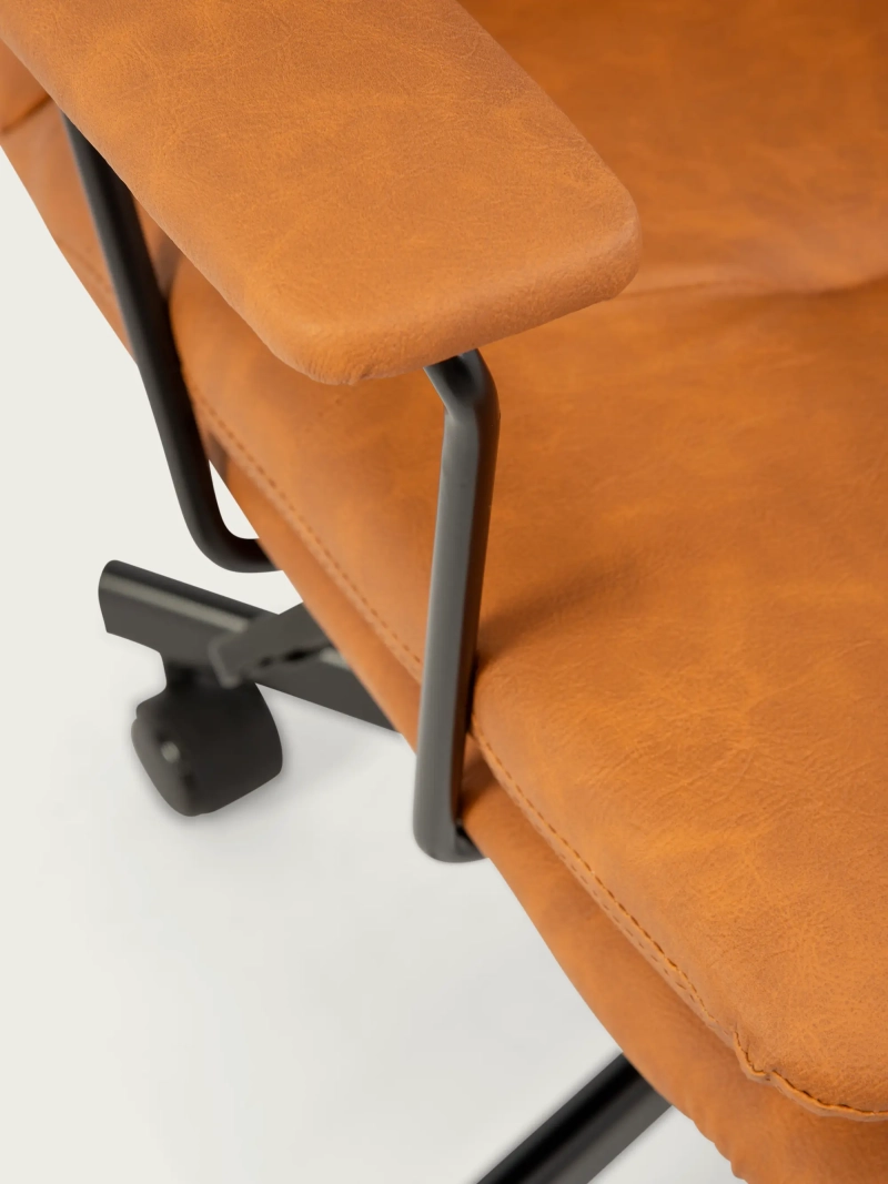 Chaise de bureau rétro Dakota - Confort et style classique