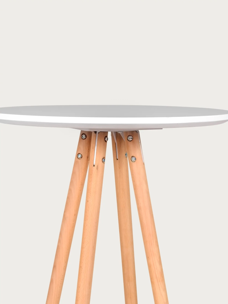 Vysoký kuchynský jedálenský stôl | Nordic Design & Solidity | FurnMod