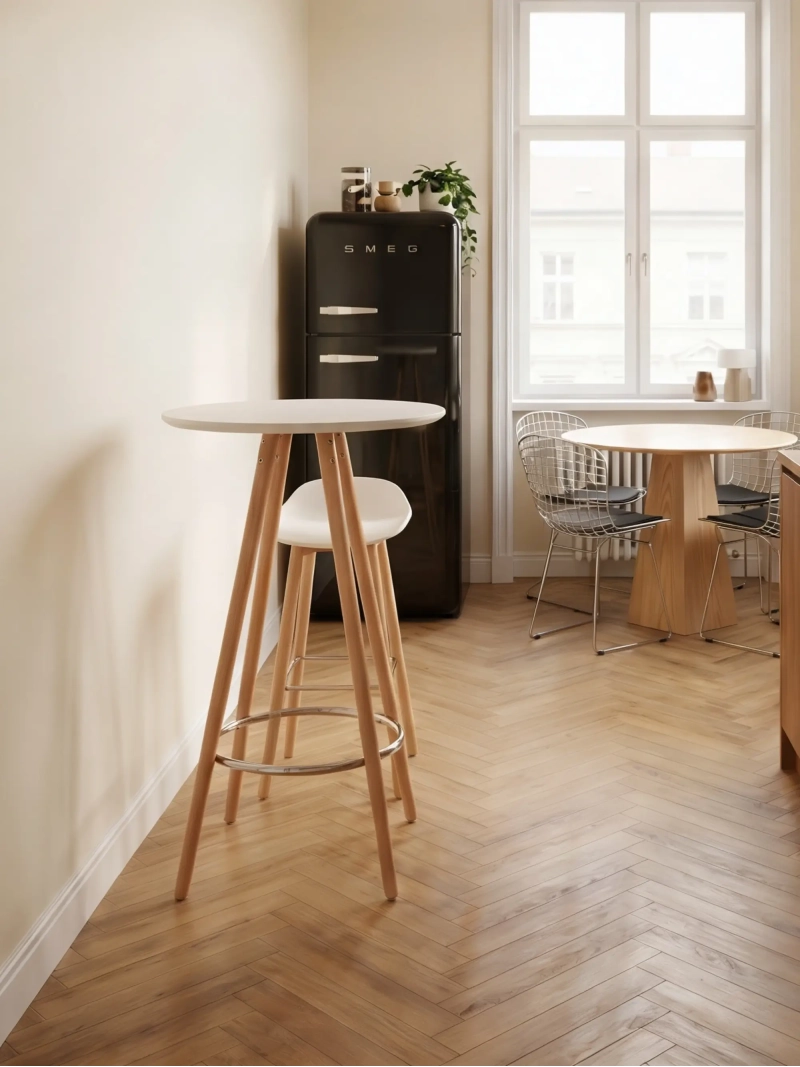 Tavolo da pranzo alto per la cucina | Nordic Design & Solidità | FurnMod