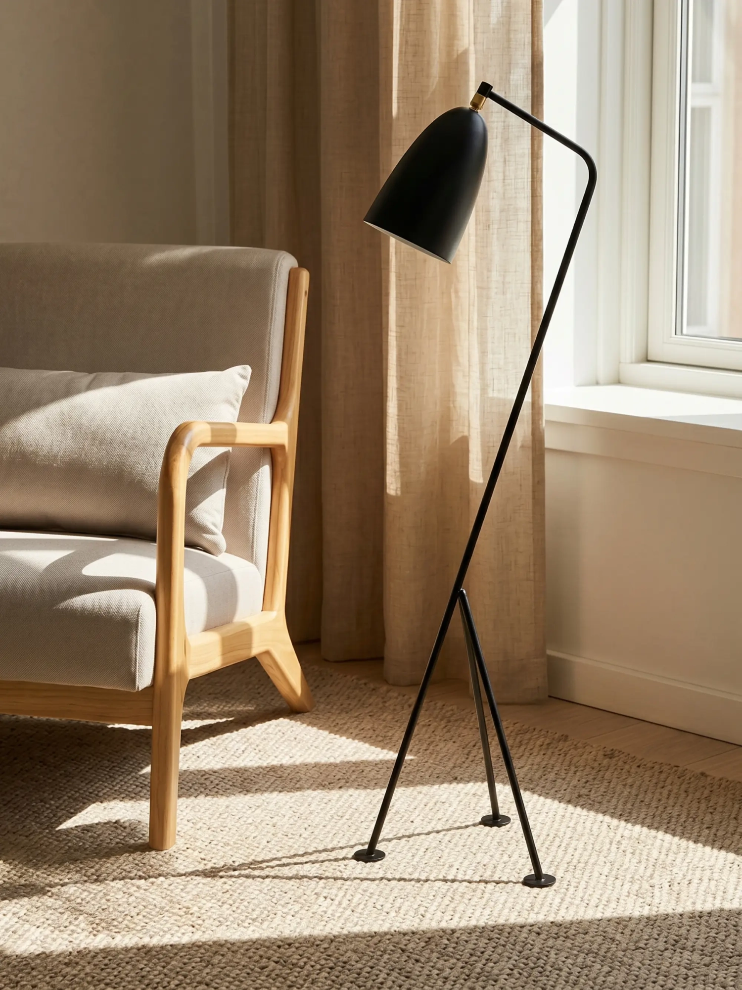 Lampa podłogowa do kącika czytelniczego i salonu - Grasslamp NEST DREAM - 1