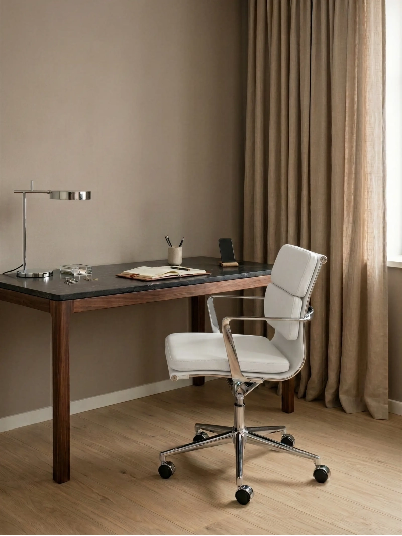 Task premium bureaustoel - Italiaans leer en ergonomisch ontwerp