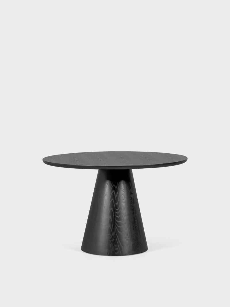 Mesa de comedor con pie central en madera de fresno (120cm) - Nest FurnMod - 1
