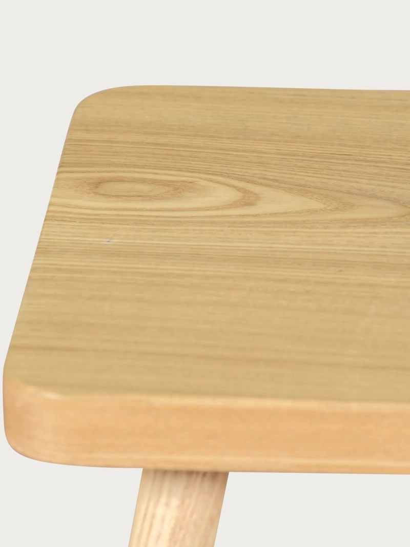 Rustic bench in natural beech wood - Bristol FurnMod - 1